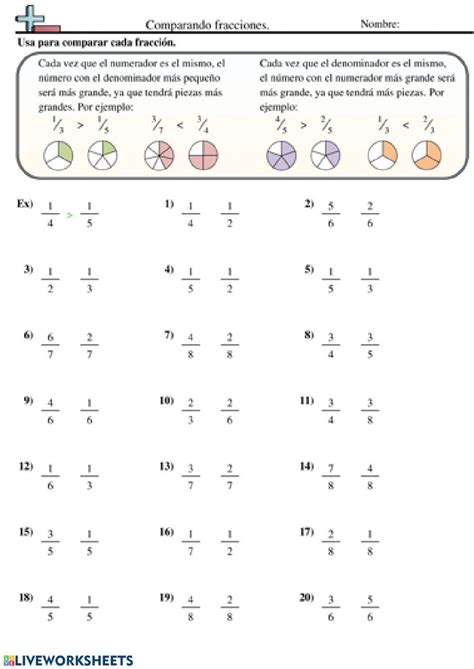 Actividad De Comparaci N De Fracciones Words Word Search Puzzle Study