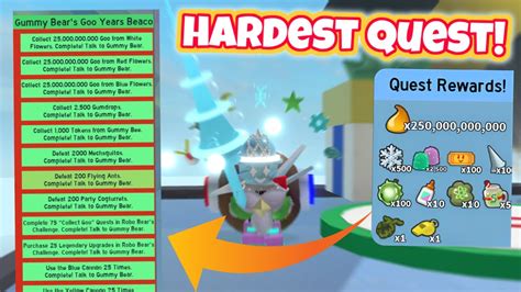 Completing The HARDEST Quest In Bee Swarm Simulator YouTube