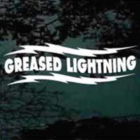 Greased Lightning Decals Custom Vinyl Stickers | Decal Junky