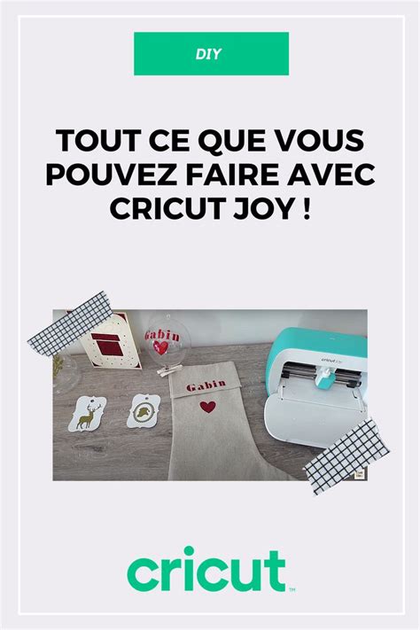 Tout Ce Que Vous Pouvez Faire Avec Cricut Joy Projets En Vinyle