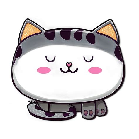 Download Winking Kawaii Cat Art Png 06242024