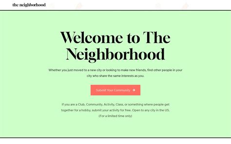 The Neighborhood | Find Clubs & Communities in Your City