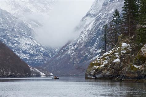 Winter In The Sognefjord Norwegian Fjords Western Norway