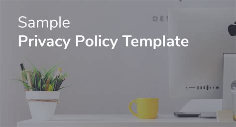 Sample Privacy Policy Template - Privacy Policies