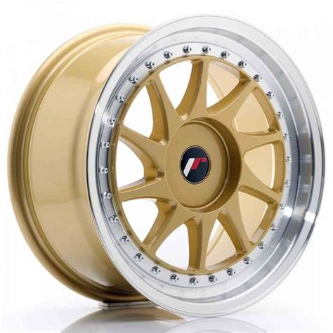 Japan Racing Jantes Jr X Et Blank Gold W Machined Lip