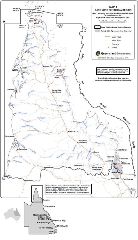 2: Cape York Peninsula Map. SOURCE: adapted from Queensland Department ...