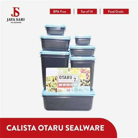 Jual Calista Otaru Sealware Set Pcs Tempat Makanan Otaru Smoke