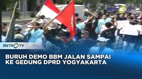 Buruh Demo Berjalan Ke Gedung Dprd Minta Batalkan Kenaikan Bbm Dok