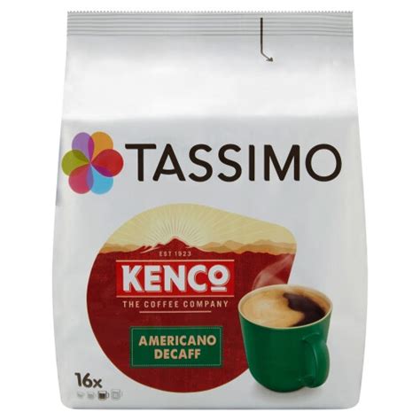 Tassimo Kenco Decaf Coffee Pods Pack Of 5 80 Pods In Total 80