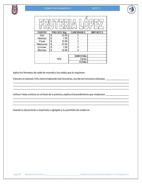 Libro de practicas de computación básica ii by Aprendiendo tecnologías