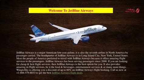 Ppt Jetblue Airways Flight Booking Deals Powerpoint