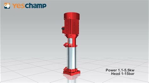 Pv Series Vertical Multistage Jockey Pump Youtube