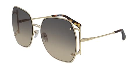 Salvatore Ferragamo Sf 202s 704 Sunglasses Gold Smartbuyglasses Canada