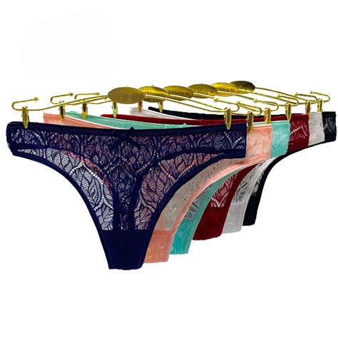 Sexy Thongs Lace Transparent Underwear Women G String Cotton Lingerie