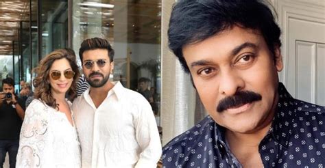 Chiranjeevi Showers Blessings On Ram Charan Upasana As Couple