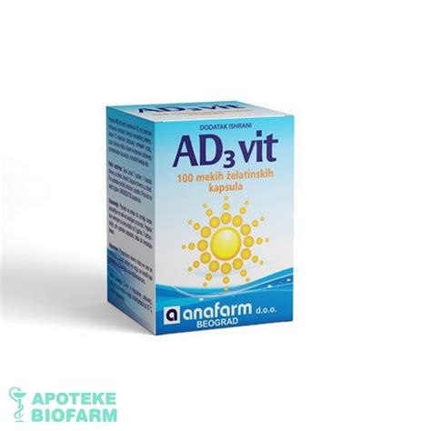 Vitamin A+D3 Kapsule A100 | BIOFARM Apoteka