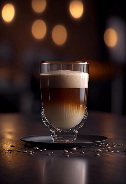 Premium Ai Image Cup Of Hot Cappuccino Coffee Illustration Generative Ai