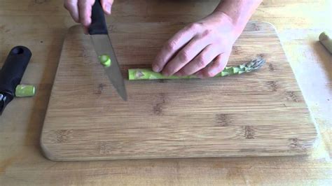 How To Peel Asparagus Sunset Youtube