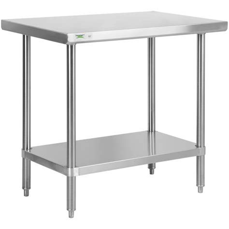 Regency X Gauge Stainless Steel Commercial Work Table