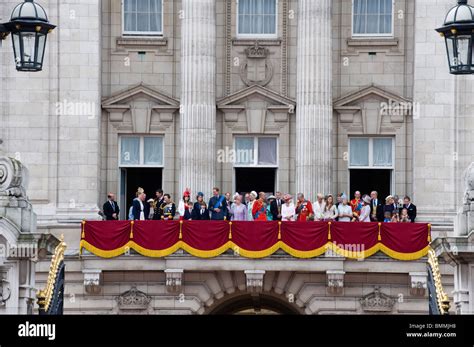 Balcon De La Famille Royale Palais De Buckingham Banque D Image Et