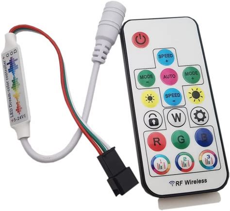 Vrabocry Dc V Keys Music Led Controller Pin Mini Rf Remote Para