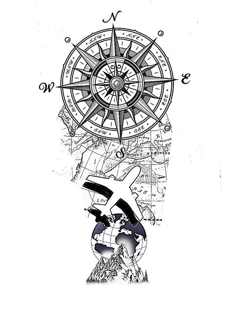 Compass Tattoo Design By Cassiemunson Art On Deviantart Compass Tattoo Design Nautical Compass