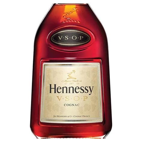 Pack De 4 Cognac Hennessy Vsop Est Metálico Rojo 700 Ml