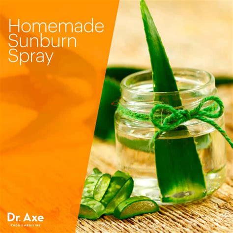 Homemade Sunburn Spray