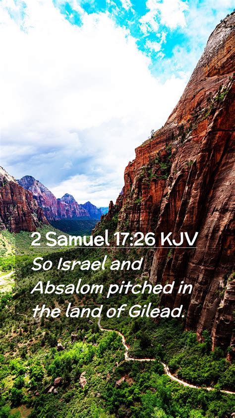 2 Samuel 17 26 KJV Mobile Phone Wallpaper So Israel And Absalom