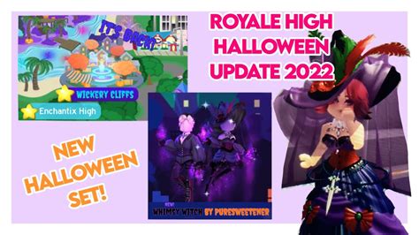 Royale High Update New Whimsy Witch Set Wickery Cliffs Is Back