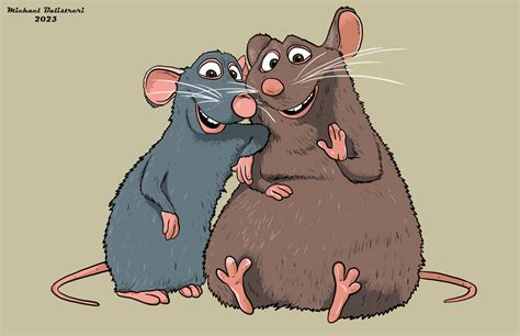 Remy and Emile - Ratatouille by BlackSnowComics on DeviantArt