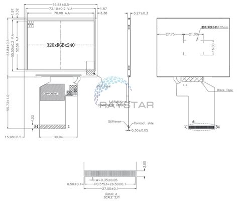 RFC350X AWW DNN Raystar Optronics Inc