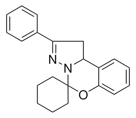 2 PHENYL 1 10B DIHYDROSPIRO BENZO E PYRAZOLO 1 5 C 1 3 OXAZINE 5 1