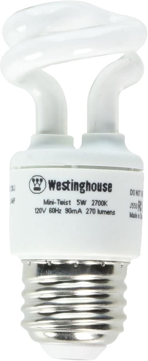 Westinghouse 3667000 5 Watt CFL Light Bulb 25W Equal 2700K Soft