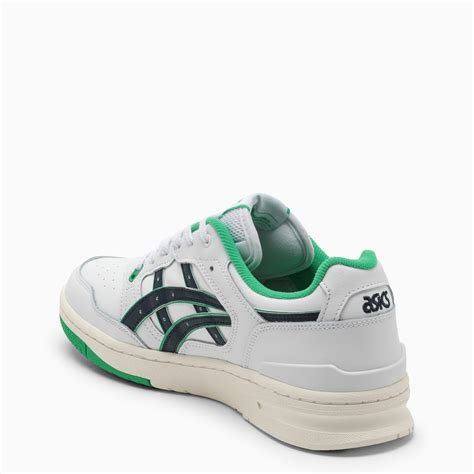 ASICS White/green EX89 sneakers | TheDoubleF