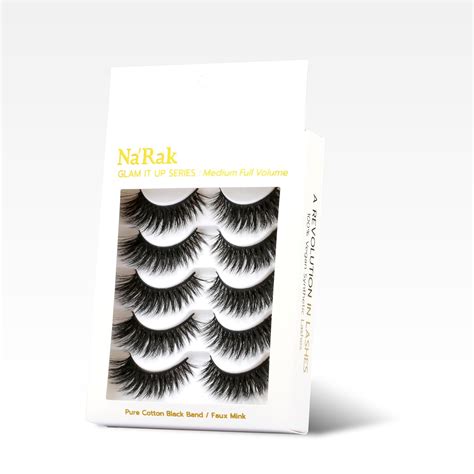 Amazon Na Rak False Eyelashes Glam It Up Series Medium Full