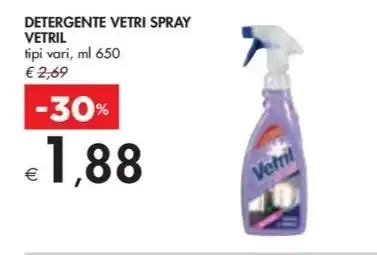 Detergente Vetri Spray Vetril Tipi Vari Ml Offerta Di Bennet