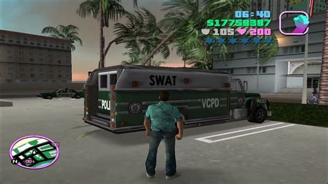 Gta Vice City Driving An Enforcer Vcpd Swat Vehicle Until Wasted