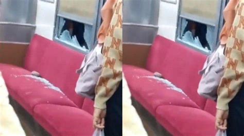 Viral Video Krl Dilempari Batu Di Sekitar Pasar Minggu Sejumlah Kaca