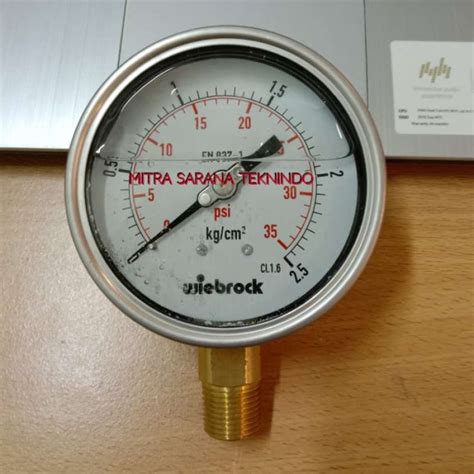 Jual Pressure Presure Gauge Raket Stainless 2 5 Inch 2 5 Bar 35 Psi