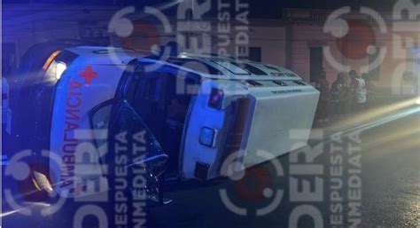 Choque Entre Ambulancia Y Particular Deja 5 Lesionados En Boulevard 5