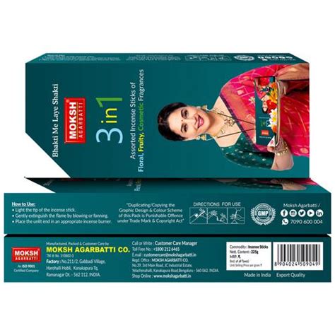buy moksh    assorted incense sticks helps reduce stress