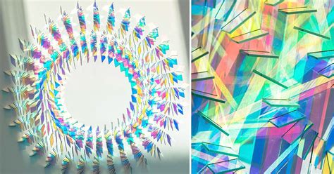 Dichroic Glass Installations By Chris Wood Reflect Light In A Rainbow Of Color Colossal