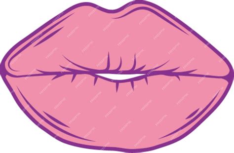 Premium Vector Pink Lips