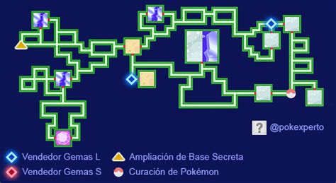 Mapa Del Subsuelo Pok Mon Diamante Brillante Y Perla Reluciente