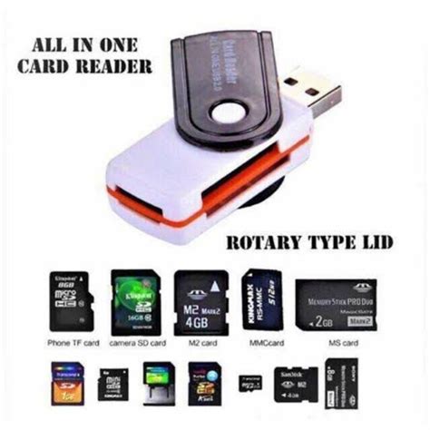 Jual Card Reader Multi All In One Card Reader 4slot Putar Shopee