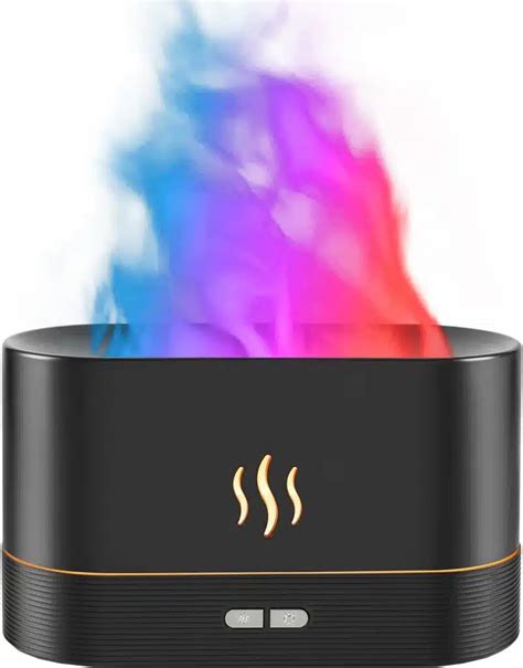 Rgb Flame Aroma Oil Diffuser And Humidifier Neat Stuff To Buy