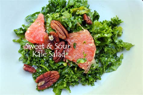 Sweet And Sour Citrus Kale Salad The Loven Life