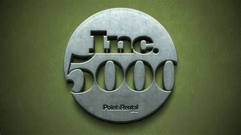 Point Of Rental Makes Inc 5000 For Fifth Consecutive Year News