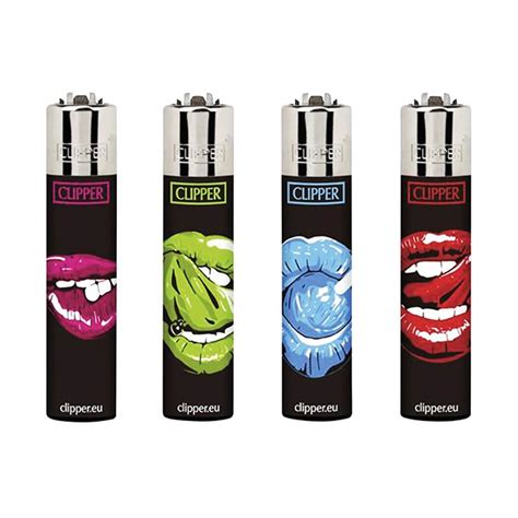 Buy Wholesale Clipper™ Sexy Lips Lighters 24pcs Display